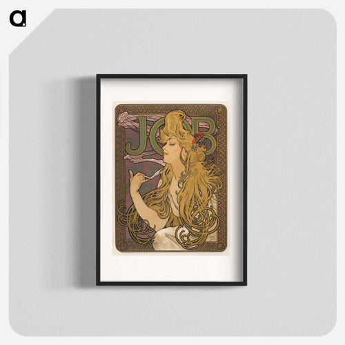 Job - Alphonse Mucha Poster.