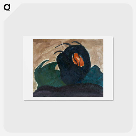 アートポストカード-Sun Through Tree I - アーサー ダヴ Postcard.