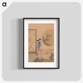 アートポスター-Two Girls and Two Cats
 - バーンズ・コレクション Poster.