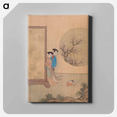 アートパネル-Two Girls and Two Cats
 - バーンズ・コレクション Canvas.