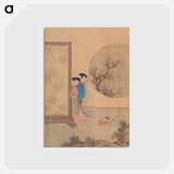 アートポストカード-Two Girls and Two Cats
 - バーンズ・コレクション Postcard.