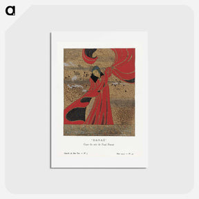 アートポストカード-Danaé: Cape du Soir
 - シャルル マルタン Postcard.