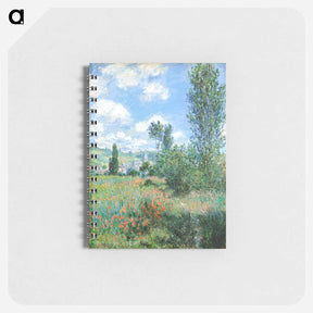 アートメモ帳-View of Vétheuil - クロード モネ Memo.