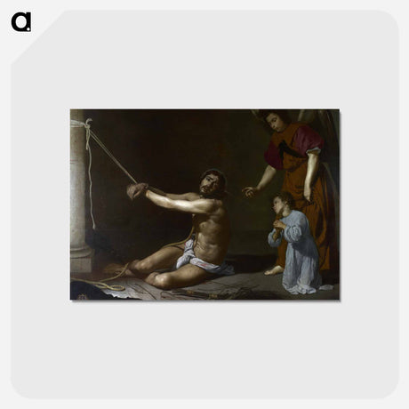 アートポストカード-Christ After the Flagellation Contemplated by the Christian Soul - ディエゴ ベラスケス Postcard.