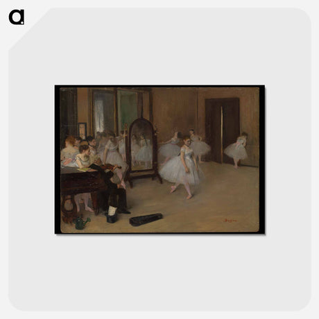 アートポストカード-The Dancing Class - エドガー ドガ Postcard.