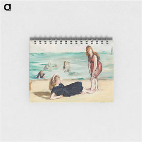 アートメモ帳-On the Beach - エドゥアール マネ Memo.