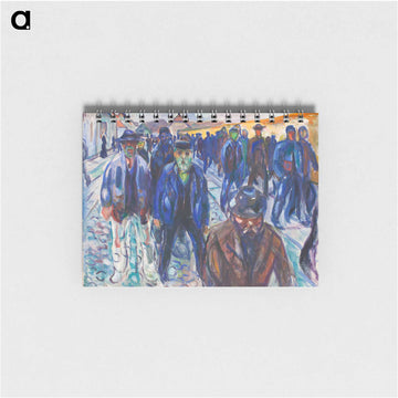 Workers on their Way Home - エドヴァルド ムンク Memo.