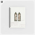 アートメモ帳-Adam and Eve, Design for Stained Glass Window, Frankby Church, Birkenhead (Cheshire), England - エドワード バーン ジョーンズ Memo.