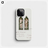 Adam and Eve, Design for Stained Glass Window, Frankby Church, Birkenhead (Cheshire), England - エドワード バーン ジョーンズ Phone Case.