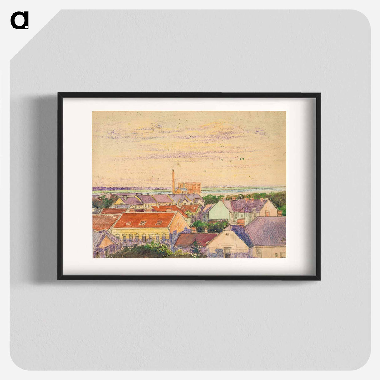 City view - Egon Schiele Poster.