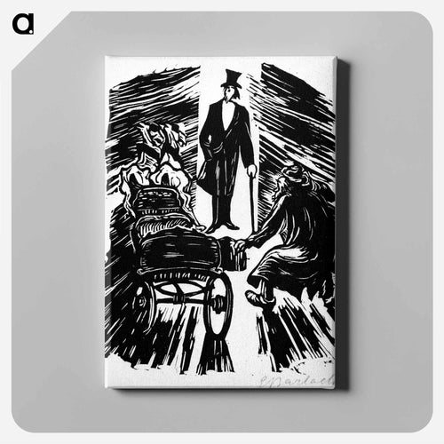 The master - Ernst Heinrich Barlach Canvas.