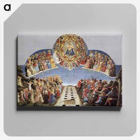 アートパネル-Last Judgment - フラ アンジェリコ Canvas.