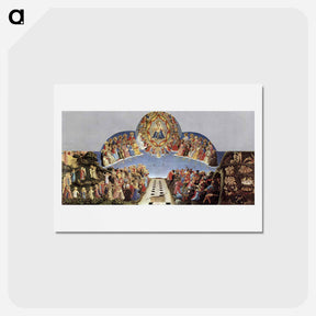 アートポストカード-Last Judgment - フラ アンジェリコ Postcard.