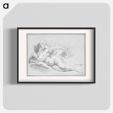 A Study for Two Nymphs - フランソワ ブーシェ Poster.