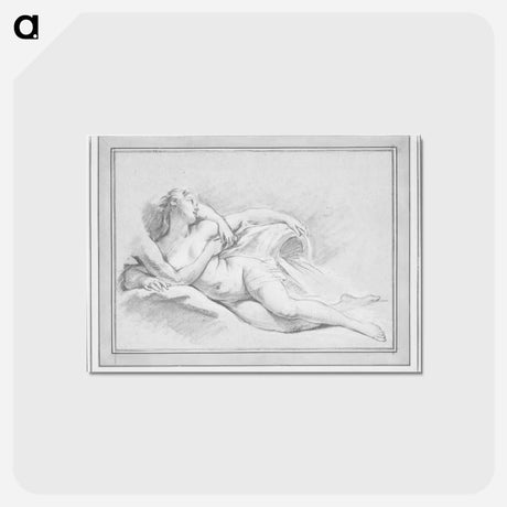 アートポストカード-A Study for Two Nymphs - フランソワ ブーシェ Postcard.