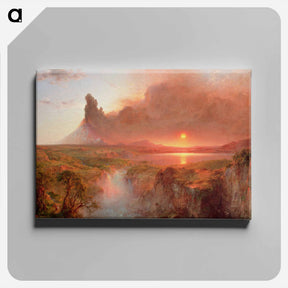 アートパネル-Cotopaxi (Ecuador) - フレデリック エドウィン チャーチ Canvas.