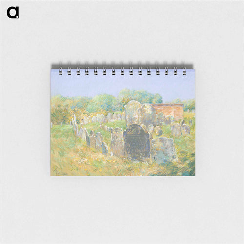 Colonial Graveyard at Lexington - フレデリック チャイルド ハッサム Memo.