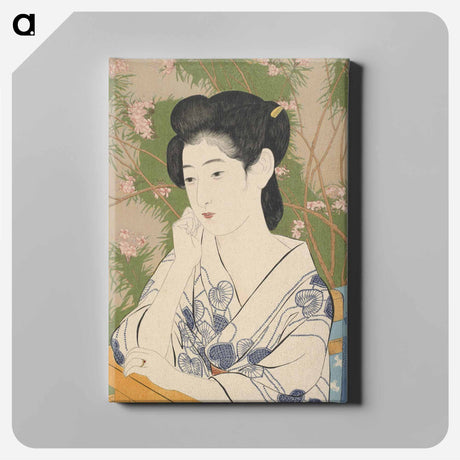 アートパネル-Woman at a Hot Spring Hotel
 - 橋口 五葉 Canvas.