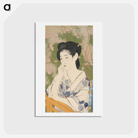 アートポストカード-Woman at a Hot Spring Hotel
 - 橋口 五葉 Postcard.