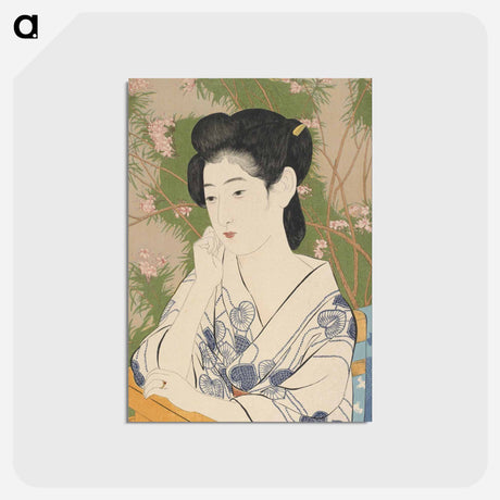 アートポストカード-Woman at a Hot Spring Hotel
 - 橋口 五葉 Postcard.