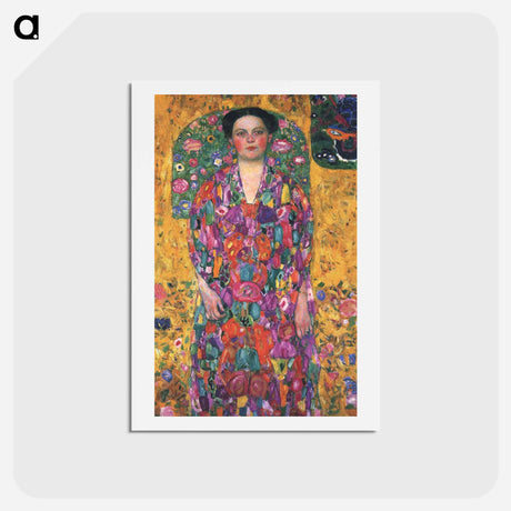 アートポストカード-Portrait of Eugenia Primavesi - グスタフ クリムト Postcard.