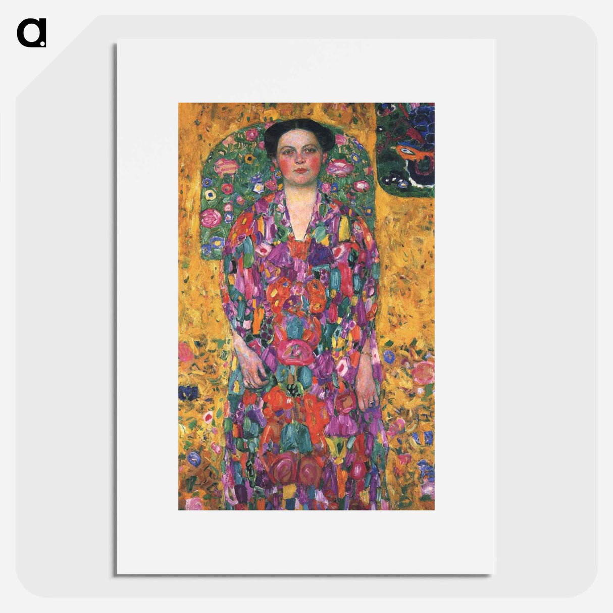 Portrait of Eugenia Primavesi - Gustav Klimt Poster.