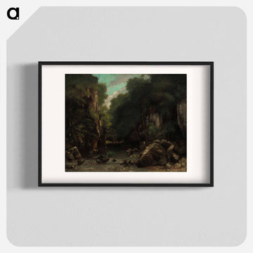 ブラウン - ギュスターヴ クールベ Poster.