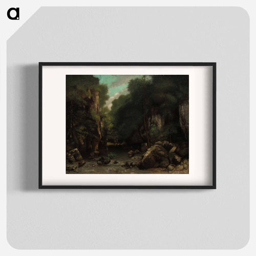 ブラウン - ギュスターヴ クールベ Poster.