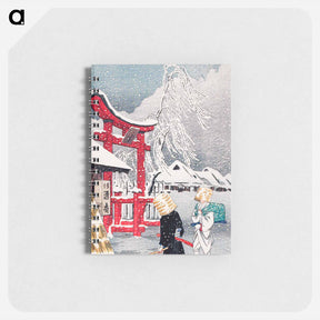 アートメモ帳-Okabe in Snow - 高橋 宏明 Memo.