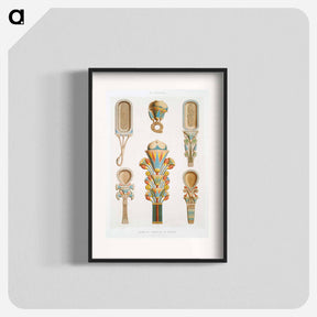 アートポスター-Egyptian Art Objects
 - エジプト美術史 Poster.