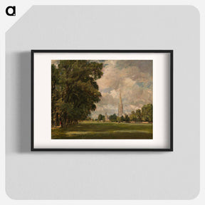 アートポスター-Salisbury Cathedral from Lower Marsh Close
 - ジョン コンスタブル Poster.