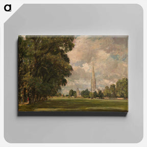 アートパネル-Salisbury Cathedral from Lower Marsh Close
 - ジョン コンスタブル Canvas.