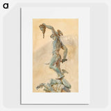 Sketch of Cellini's "Perseus" - John Singer Sargent Poster.