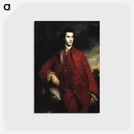 アートポストカード-Charles Lennox, 3rd Duke of Richmond and Lennox - ジョシュア レノルズ Postcard.