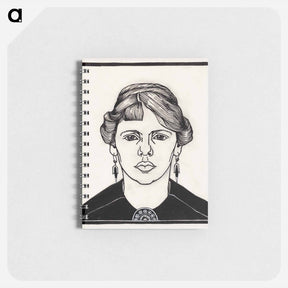 アートメモ帳-Portrait of a woman - ユリー デ フラーハ Memo.