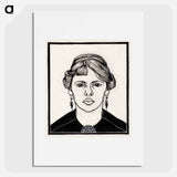 Portrait of a woman - ユリー デ フラーハ Poster.