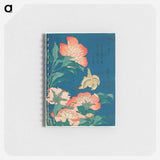 Peonies and Canary - 葛飾 北斎 Memo.