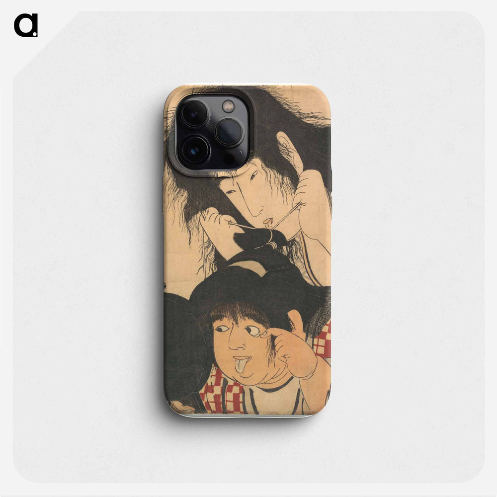 Yamauba and Kintarō - 喜多川 歌麿 Phone Case.