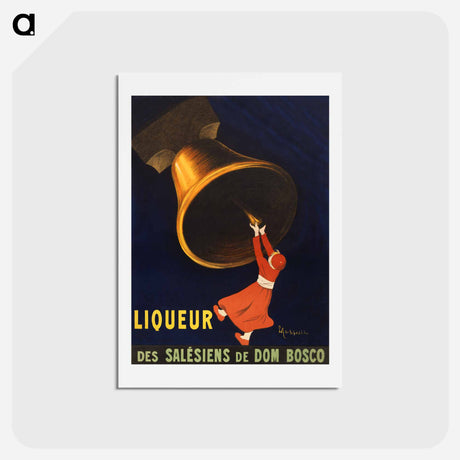アートポストカード-Angelus, liqueur des Salésiens de Dom Bosco - レオネット カピエッロ Postcard.
