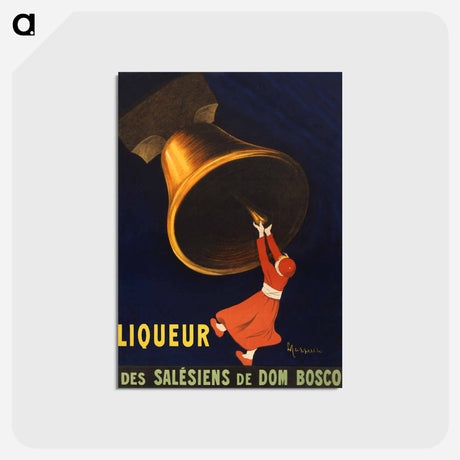 アートポストカード-Angelus, liqueur des Salésiens de Dom Bosco - レオネット カピエッロ Postcard.