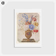 アートポストカード-Flowers in a Gilt Vase
 - マリア ジビーラ メーリアン Postcard.