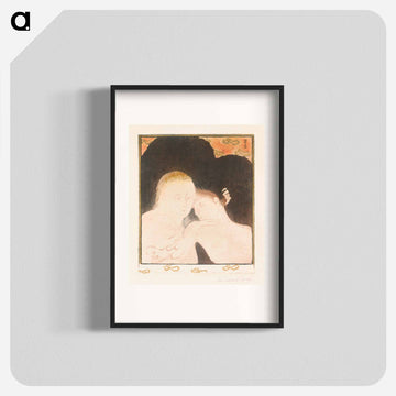 Woman hugs young man - Maurice Denis Poster.