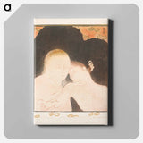 アートパネル-Woman hugs young man - モーリス ドニ Canvas.