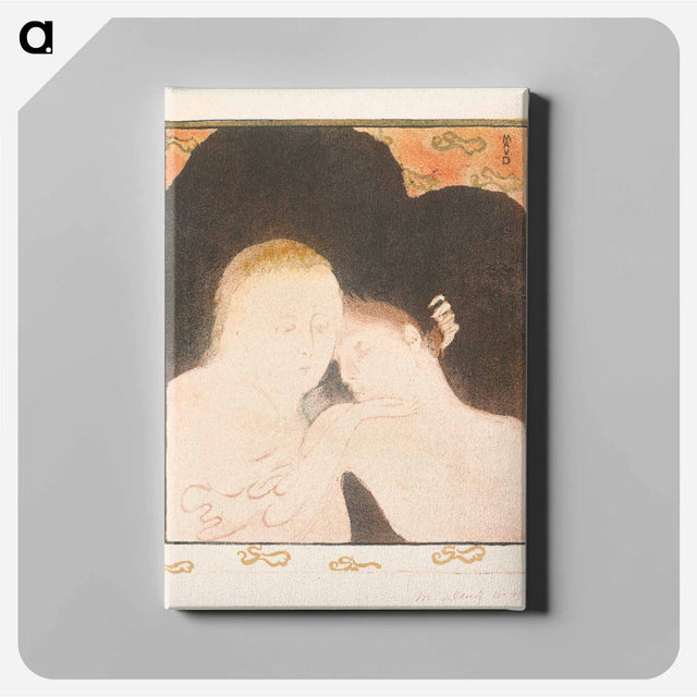 アートパネル-Woman hugs young man - モーリス ドニ Canvas.