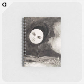 アートメモ帳-Strange Flower (Little Sister of the Poor) - オディロン ルドン Memo.