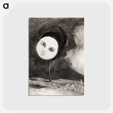 アートポストカード-Strange Flower (Little Sister of the Poor) - オディロン ルドン Postcard.
