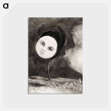アートポストカード-Strange Flower (Little Sister of the Poor) - オディロン ルドン Postcard.