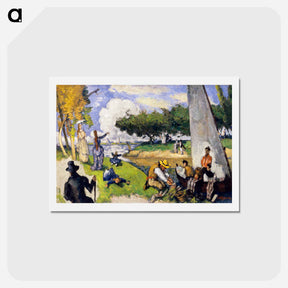 アートポストカード-The Fishermen - ポール セザンヌ Postcard.
