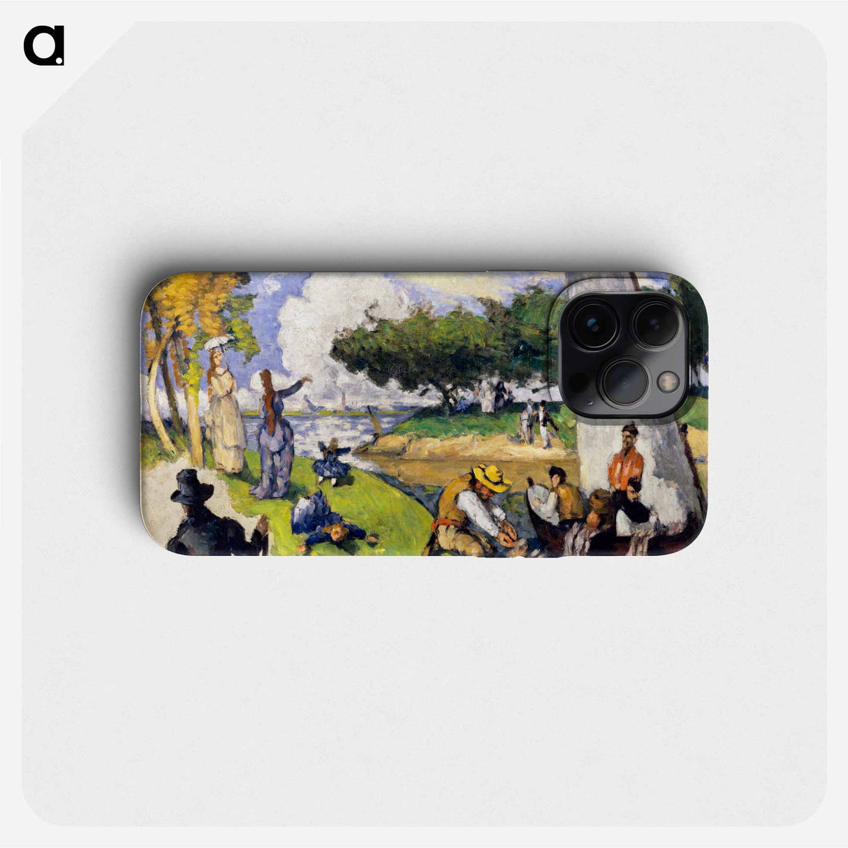 The Fishermen - Paul Cezanne Phone Case.