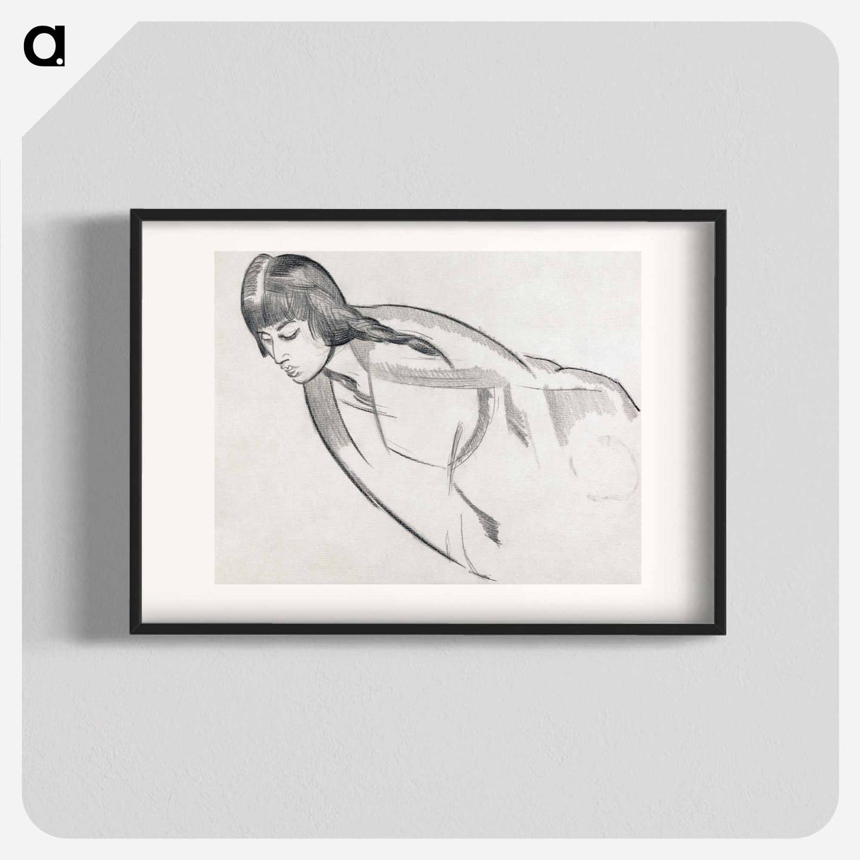 Study of Mrs. Nash - Paul Nash Poster.